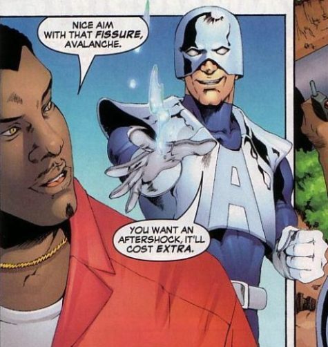 Alternate reality Mystique (in disguise) and Avalanche