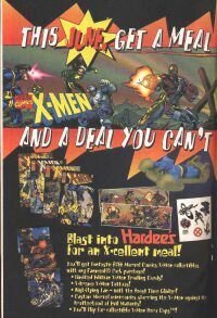 Ad for Hardees toys